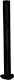 Home It Home>it® rund bordben med stilleskrue Ø60 mm x 70 cm sort 1