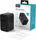 Choetech Adapter podróżny Choetech PD5022 70W EU / US / AUS / UK z wbudowanym kablem USB-C - czarny 2