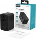 Choetech Adapter podróżny Choetech PD5020 35W EU / US / AUS / UK z wbudowanym kablem USB-C - czarny 3