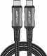 Kabel USB Acefast USB-C - USB-C 1 m Czarny (6974316282631) 1