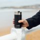 Quokka Quokka Boost Coffee Tumbler - Kubek termiczny ze stali nierdzewnej z zaparzaczem 400 ml (Carbon Black) 1