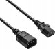 Kabel zasilający Akyga AKYGA Kabel zasilający AK-PC-14A przedłużacz CCA IEC C13 / C14 0.5m 2