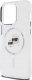 Karl Lagerfeld KLHMP14LHLSKCH iPhone 14 Pro 6.1" biały/white hardcase IML Metal Karl&Choupette Head MagSafe 3