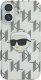 Karl Lagerfeld Karl Lagerfeld KLHCP16XHKLPKHT iPhone 16 Pro Max 6.9" przezroczysty/transparent hardcase IML Karl Head Electroplated 3