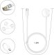 Ładowarka Alogy Kabel ładowarka indukcyjna QI magnetyczna Alogy do Apple Watch USB-C typ C 100cm 1M Biała 4