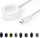 Ładowarka Alogy Kabel ładowarka indukcyjna QI magnetyczna Alogy do Apple Watch USB-C typ C 100cm 1M Biała 6