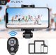 Alogy Zdalny kontroler Pilot Bluetooth do sterowania telefonem, robienia zdjęć, nagrań, przewijania Alogy Czarny 4