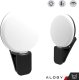 Lampa pierścieniowa Alogy Lampka LED Alogy Mini Selfie Ring Klips do nagrywania robienia zdjęć do telefonu z klipsem Czarna 1