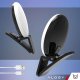Lampa pierścieniowa Alogy Lampka LED Alogy Mini Selfie Ring Klips do nagrywania robienia zdjęć do telefonu z klipsem Czarna 8