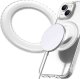 Alogy Blaszka magnetyczna do MagSafe naklejka Ring Pierścień Nakładka na Uchwyt Uniwersalna skórzana Alogy Magnetic biała 13