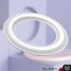 Alogy Blaszka magnetyczna do MagSafe naklejka Ring Pierścień Nakładka na Uchwyt Uniwersalna skórzana Alogy Magnetic biała 6
