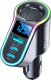 Ładowarka Joyroom Ładowarka samochodowa USB QC 3.0 2x USB-C PD 150W rozdzielacz JoyRoom Car Charger 4w1 LED RGB czarna 12