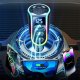 Ładowarka Joyroom Ładowarka samochodowa USB QC 3.0 2x USB-C PD 150W rozdzielacz JoyRoom Car Charger 4w1 LED RGB czarna 7