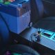 Ładowarka Joyroom Ładowarka samochodowa USB QC 3.0 2x USB-C PD 150W rozdzielacz JoyRoom Car Charger 4w1 LED RGB czarna 8