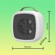 Termowentylator Alogy Grzejnik elektryczny farelka termowentylator mini 500W nagrzewnica ogrzewacz biurkowy do kontaktu Alogy biały 2