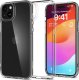 Spigen Etui do iPhone 15 Plus Spigen Ultra Hybrid Case obudowa plecki przezroczyste Crystal Clear + Szkło 1