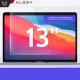 Filtr Alogy Folia ochronna Matowa na ekran do MacBook Pro 13, Air 13 M1 Alogy Screen Protect Film z filtrem Anti Blue 8