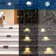 Oprawa schodowa Alogy Lampa solarna ogrodowa LED na taras balkon schody balustradę z czujnikiem zmierzchu akumulator AAA czarna 10