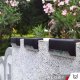 Oprawa schodowa Alogy Lampa solarna ogrodowa LED na taras balkon schody balustradę z czujnikiem zmierzchu akumulator AAA czarna 2