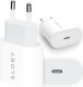 Ładowarka Alogy Ładowarka sieciowa szybka mocna 35W USB-C USB typ C PD GaN do iPhone Alogy Biała 11