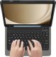 Alogy Etui z klawiaturą do Samsung Galaxy Tab A9+ Plus 2023 11" (X210/X215/X216) klawiatura Bluetooth na magnes Alogy Czarne + Szkło 17