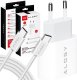 Ładowarka Alogy Ładowarka sieciowa szybka mocna 35W USB-C USB typ C PD GaN do iPhone 15 +Kabel type-C 1m Alogy Biała 1