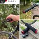 Alogy Chwyty gripy rowerowe rączki do kierownicy roweru ergonomiczne antypoślizgowe redukujące wibracje na rower Alogy [2szt.]  Czarno-Czerwone 11