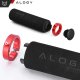 Alogy Chwyty gripy rowerowe rączki do kierownicy roweru ergonomiczne antypoślizgowe redukujące wibracje na rower Alogy [2szt.]  Czarno-Czerwone 12