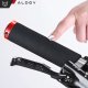 Alogy Chwyty gripy rowerowe rączki do kierownicy roweru ergonomiczne antypoślizgowe redukujące wibracje na rower Alogy [2szt.]  Czarno-Czerwone 5