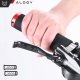 Alogy Chwyty gripy rowerowe rączki do kierownicy roweru ergonomiczne antypoślizgowe redukujące wibracje na rower Alogy [2szt.]  Czarno-Czerwone 6