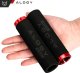 Alogy Chwyty gripy rowerowe rączki do kierownicy roweru ergonomiczne antypoślizgowe redukujące wibracje na rower Alogy [2szt.]  Czarno-Czerwone 9