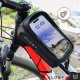 Alogy Etui sakwa rowerowa na telefon 6.7 cali torba uchwyt na rower ramę pojemna 2l wodoodporna Czarna Alogy 11