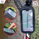 Alogy Etui sakwa rowerowa na telefon 6.7 cali torba uchwyt na rower ramę pojemna 2l wodoodporna Czarna Alogy 4