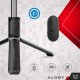 Selfie stick Alogy Kijek Selfie Stick Alogy uchwyt do telefonu zdjęć statyw Tripod 103 cm + Pilot Bluetooth Czarny 6