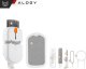 Alogy Zestaw czyszczący 10w1 do czyszczenia klawiatury telefonu słuchawek Wielofunkcyjny Szczotka Czyścik Alogy Set 3
