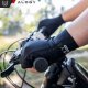 Alogy Rękawiczki rowerowe M krótkie bez palców męskie damskie Unisex sportowe na rower na MTB Gravel Kross Alogy Czarne 13