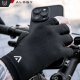 Alogy Rękawiczki rowerowe M krótkie bez palców męskie damskie Unisex sportowe na rower na MTB Gravel Kross Alogy Czarne 19