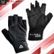 Alogy Rękawiczki rowerowe M krótkie bez palców męskie damskie Unisex sportowe na rower na MTB Gravel Kross Alogy Czarne 2
