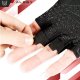 Alogy Rękawiczki rowerowe M krótkie bez palców męskie damskie Unisex sportowe na rower na MTB Gravel Kross Alogy Czarne 4