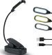 Lampka biurkowa Alogy Lampka Alogy LED nocna na biurko biurkowa do czytania lampa regulowana giętka bezprzewodowa micro USB czarna 16