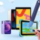 Rysik Alogy Rysik pojemnościowy długopis dotykowy do ekranów do telefonu tabletu Alogy Stylus Pen dla dzieci 10 cm Niebieski 10