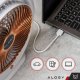 Wentylator USB Alogy Wentylator wiatrak biurkowy stojący mocny mały przenośny bezprzewodowy 1200mAh USB-C Alogy Biały 3