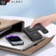 Ładowarka Alogy Ładowarka Bezprzewodowa Indukcyjna Qi QC 3.0 3w1 Szybka do Apple iPhone Airpods Watch Stacja ładująca 15W czarna 11