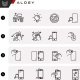 Alogy Szkło hybrydowe do Samsung Galaxy S23 na ekran Alogy Flexi Glass 9H Case Friendly płaskie na ekran 9