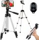 Statyw Alogy Statyw tripod Alogy lekki z pilotem i torbą uchwyt na smartfon, telefon, aparat do zdjęć 105cm 4w1 11