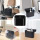 Alogy Samochodowy kosz na śmieci organizer mini mały śmietnik do samochodu Alogy czarny + worki na śmieci 90szt. mix 6 rolek 13