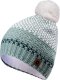 Hi-Tec Damska czapka zimowa ciepła Hi-tec Lady Hervina turkusowo-biała 2