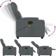 Triton Rozkładany fotel masujący, elektryczny, szary, sztuczna skóra 6