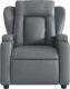 Triton Rozkładany fotel masujący, elektryczny, szary, sztuczna skóra 8