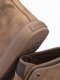 Ombre Męskie wysokie buty trampki z dekoracyjną lamówką  brązowe V2 OM-FOTH-0158 46 5